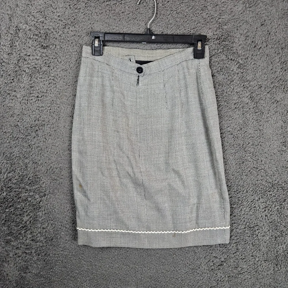 ESCADA Margaretha Ley Womens Micro Print Knee Length‎ Pencil Skirt Size 34